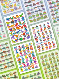 Детские поощрительные наклейки оценки для школы и дома