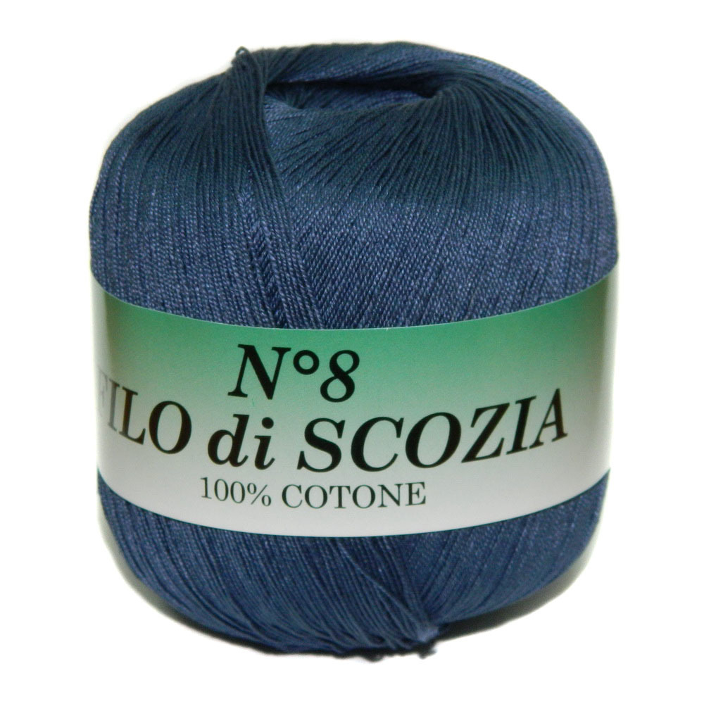 Пряжа Filo Di Scozia №8 50г, 340м, 100%мерсеризованный хлопок (цена за 1 шт)
