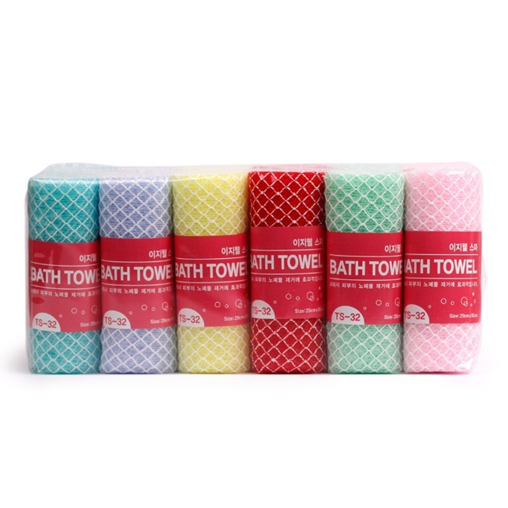 TAMINA Мочалка для душа Easy-Well Shower Towel (TS-32)