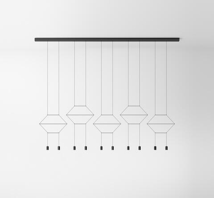 Ceiling design lamp  Wireflow 0330 by Vibia