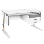 Растущая парта Дэми СУТ 25 с навесной тумбой (1200×610 мм)