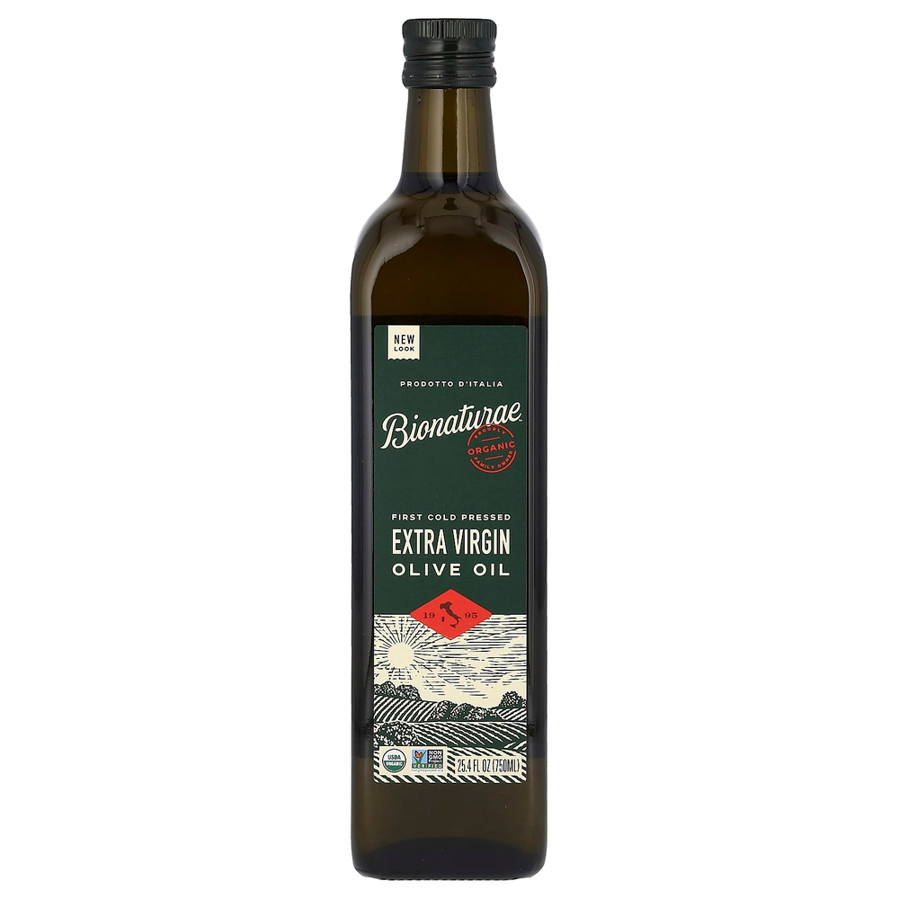 Bionaturae, Оливковое масло холодного отжима, 750 мл (25,4 жидк. унц.)