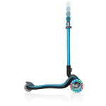 Самокат Globber Elite Deluxe Lights голубой