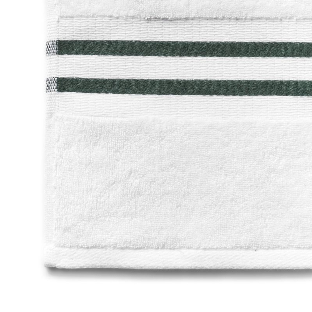 Теннисное полотенце Wimbledon Baseline Towel Set - white/green