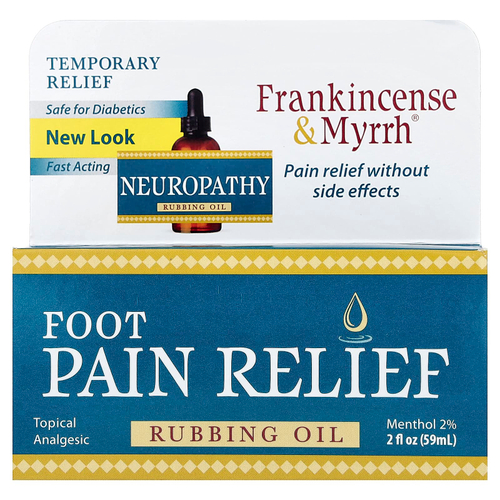 Frankincense & Myrrh, втирающее масло для облегчения боли в ногах, 59 мл (2 жидк. унции)