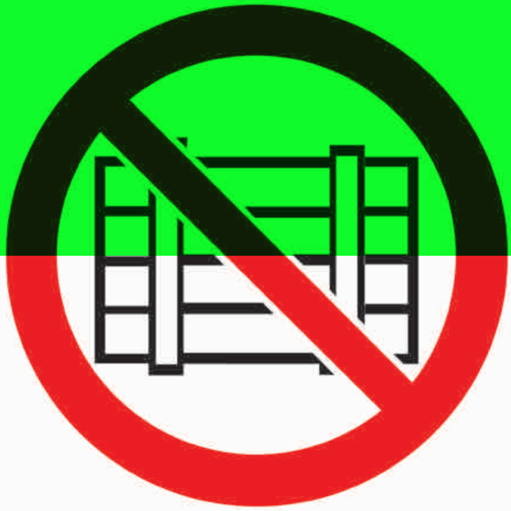 Р12 "Запрещается загромождать проходы и/или складировать"