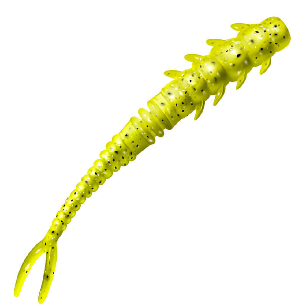 Приманка ZUB-Dragon 35мм(1,4") -12шт, (цвет 310) желтый с блестками