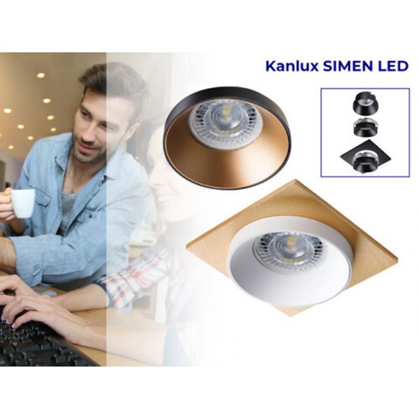 Точечные светильники для натяжных потолков Kanlux SIMEN. Украшение для вашего дома