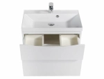 Тумба с раковиной BelBagno MARINO H60-2C-SO-BL-P 80 Bianco Lucido