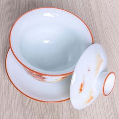 Гайвань Предместье монастыря, фарфор, 180 мл