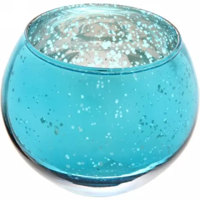 Подсвечник «Fairy» 10*8,5см цвет голубой