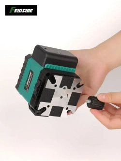 Лазерный уровень 4D уровень лазерный,С треугольным кронштейном, с тканевым мешочком