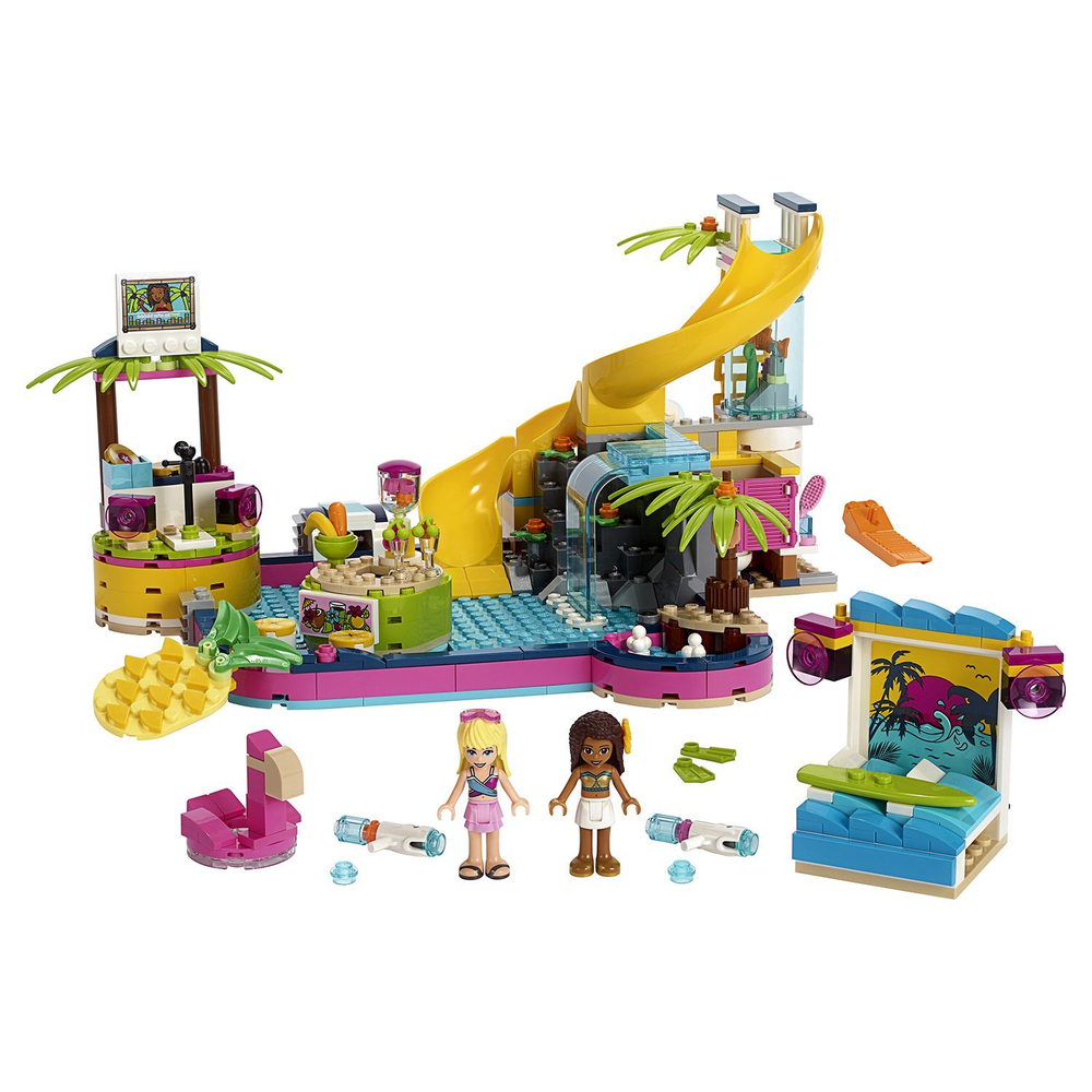 LEGO Friends: Вечеринка Андреа у бассейна 41374 — Andrea's Pool Party — Лего Френдз Друзья Подружки