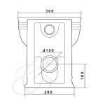Унитаз приставной Caprigo ARMONIA 5823
