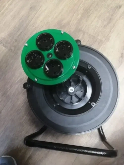 Катушка 4 розетки с заземлением IP20, УХЛ2