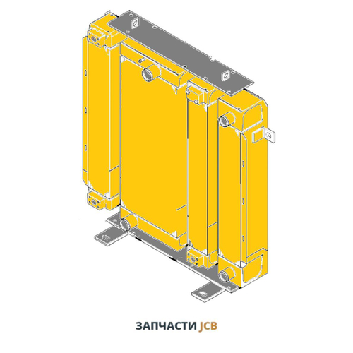 Радиатор охлаждения в сборе JCB 332/V5608, 332-V5608