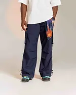 Брюки Called a Garment Multi pocket темно-синие