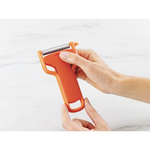 Овощечистка со встроенной защитой лезвия safestore, оранжевая