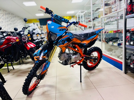 ПИТБАЙК KAYO EVOLUTION K125EM 17/14 KRZ (МЕХАН. СЦЕПЛ., ЭЛ. СТАРТЕР 2024 Г.)