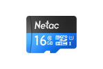 Карта памяти Netac MicroSD P500 Standard Class 10 UHS-I (90 Mb/s) + SD адаптер, 16GB