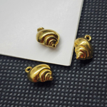 Подвеска ракушка, сталь, 2я позолота, премиальная фурнитура