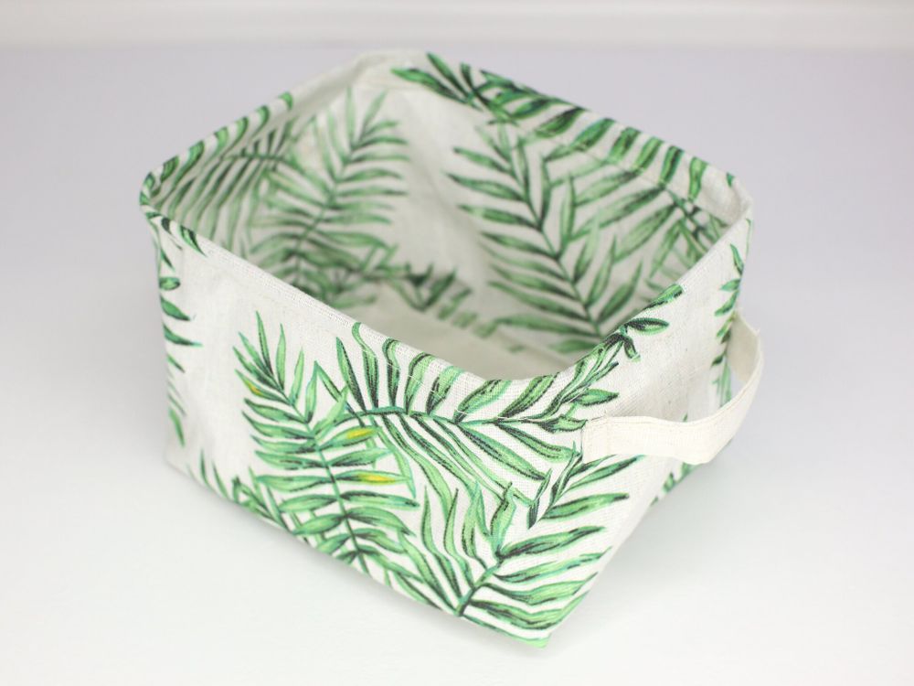 Корзина для хранения с ручками «Тропики», 20×16×13 см