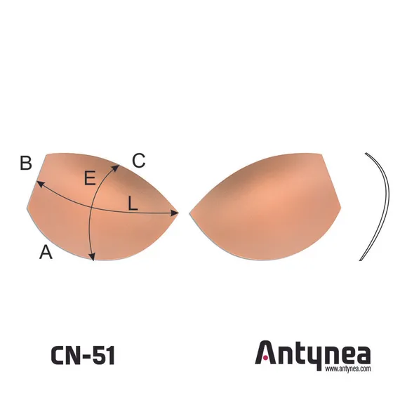 Чашки без пуш-ап CN-51, 75В-80А-70С-65D, черный 170