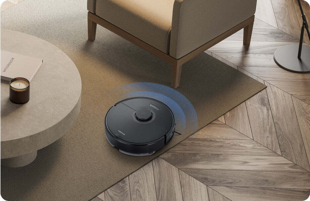 Робот-пылесос Roborock Q7 Max Plus Black (RU), со станцией самоочистки