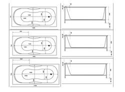 Акриловая ванна Bas (Бас) Рио 170х70
