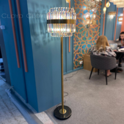 Торшер Cloyd BROTIGAN-C F4 / выс. 165 см - латунь (арт.40020)