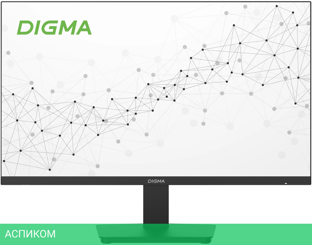 Монитор Digma Progress 22P201F черный (DM22SB02)
