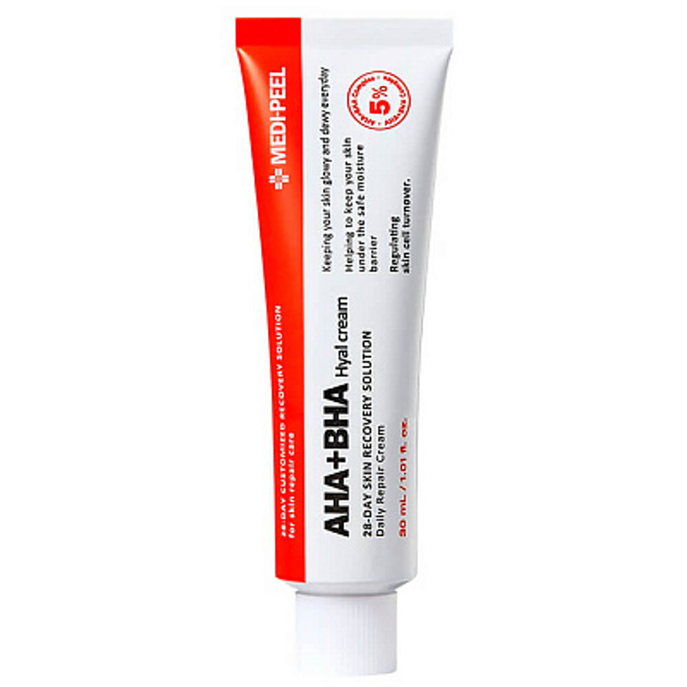 MEDI-PEEL AHA BHA Hyal Cream 28 Days (30ml) Регенерирующий крем с кислотами