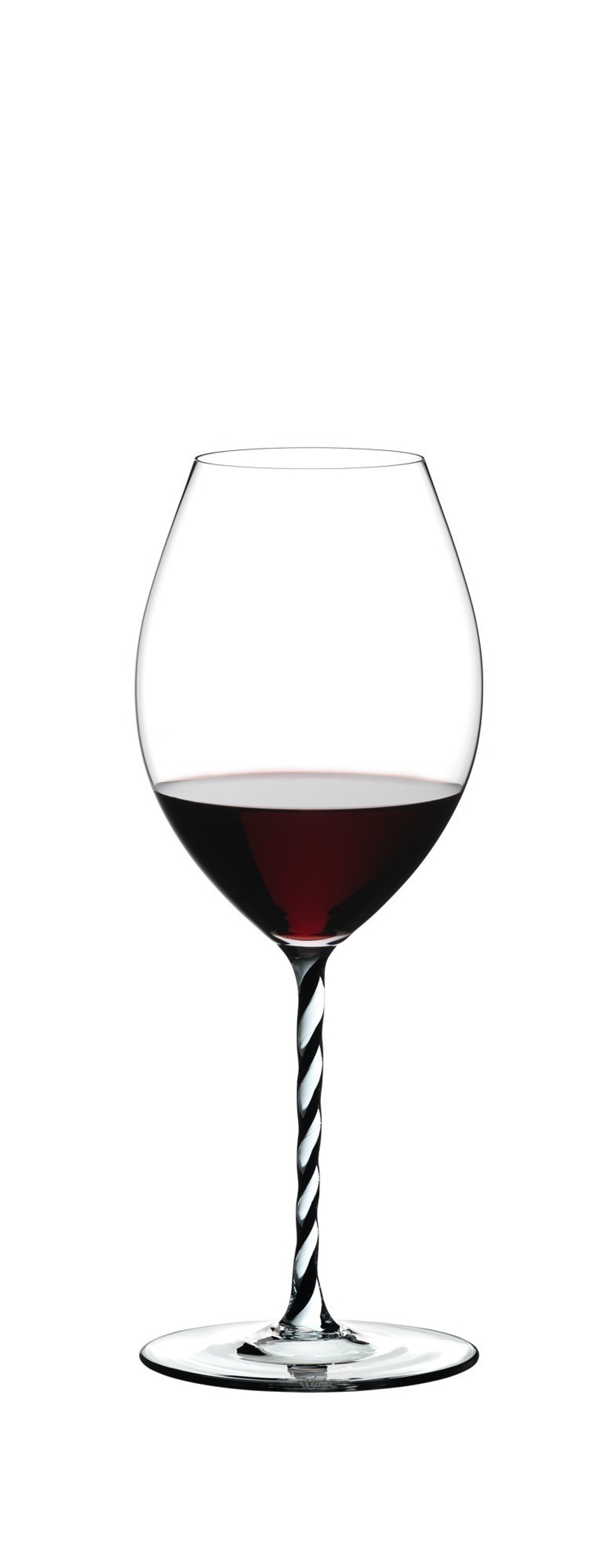 Бокал для красного вина 600мл Riedel Fatto a Mano Old World Syrah с черно-белой ножкой