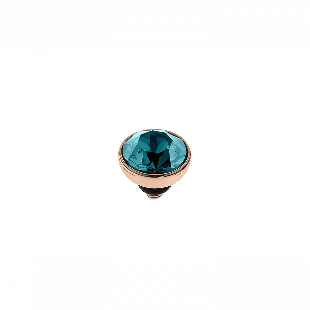 Шарм Qudo Bottone Indicolite 8 мм 680126 BL/RG