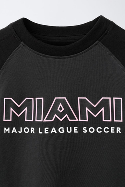 ZARA ФУТБОЛКА INTER MIAMI CF MLS, ЧЕРНЫЙ