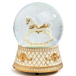 МУЗЫКАЛЬНАЯ СТАТУЭТКА "СНЕЖНЫЙ ШАР" 10Х10Х14 СМ