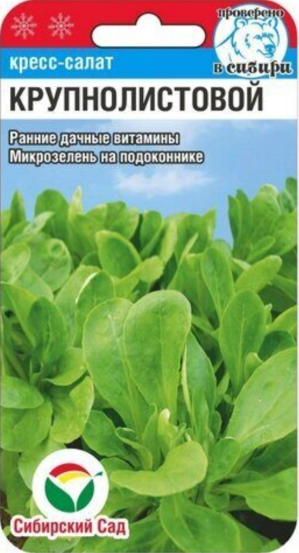 Кресс-салат Крупнолистовой