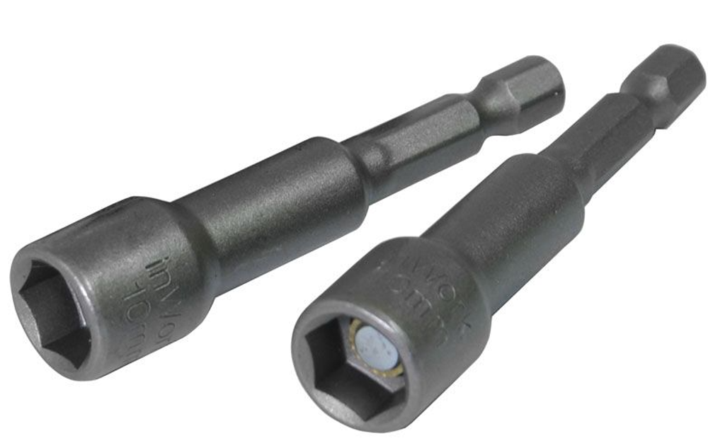 57920-2 Биты с торцевой головкой 6мм 2шт с магнитом L48мм кованые