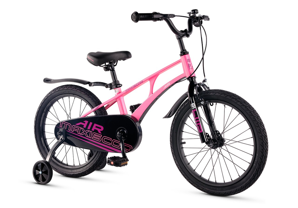 Велосипед 18" Maxiscoo AIR Стандарт Розовый Сапфир (2025)
