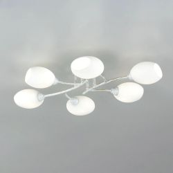 Citilux Флорида CL148160 Люстра потолочная Белая с патиной