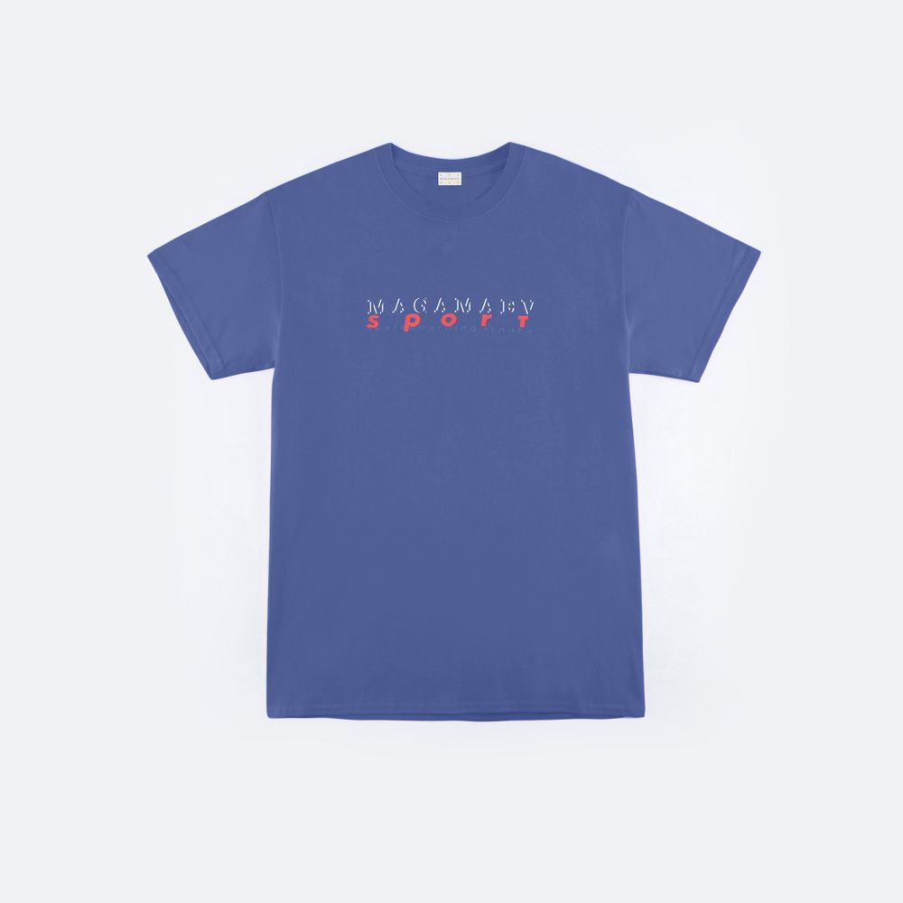 Футболка Magamaev Not a sport t-shirt (deep blue)