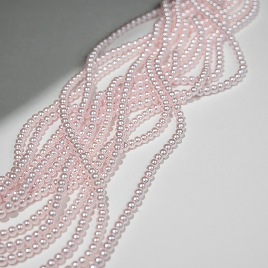 Хрустальный жемчуг, оттенок "Baby pink", шар 3,1мм