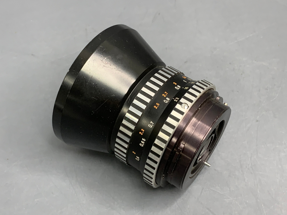Carl Zeiss Jena Flektogon 4/50mm Царапина на линзе