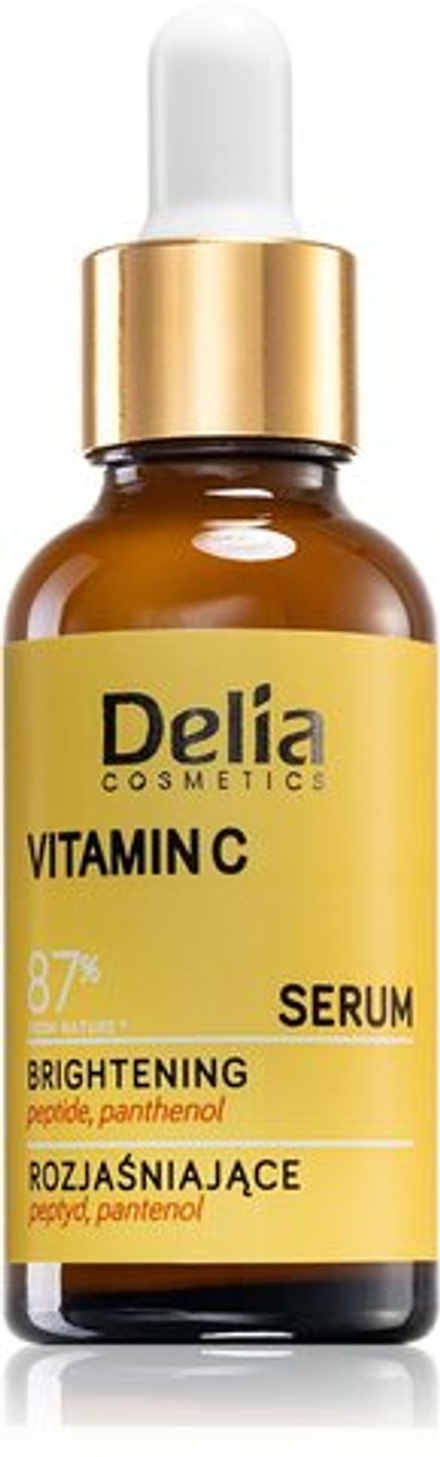 Delia Cosmetics Vitamin C - осветляющая сыворотка для лица, шеи и декольте /   30  ml  / GTIN 5906750801636
