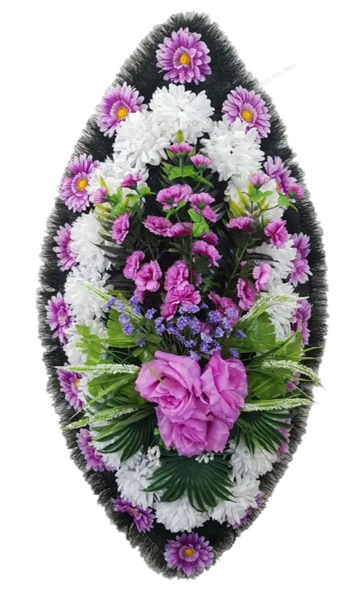 Ритуальный венок «Классика №17» (140 см)