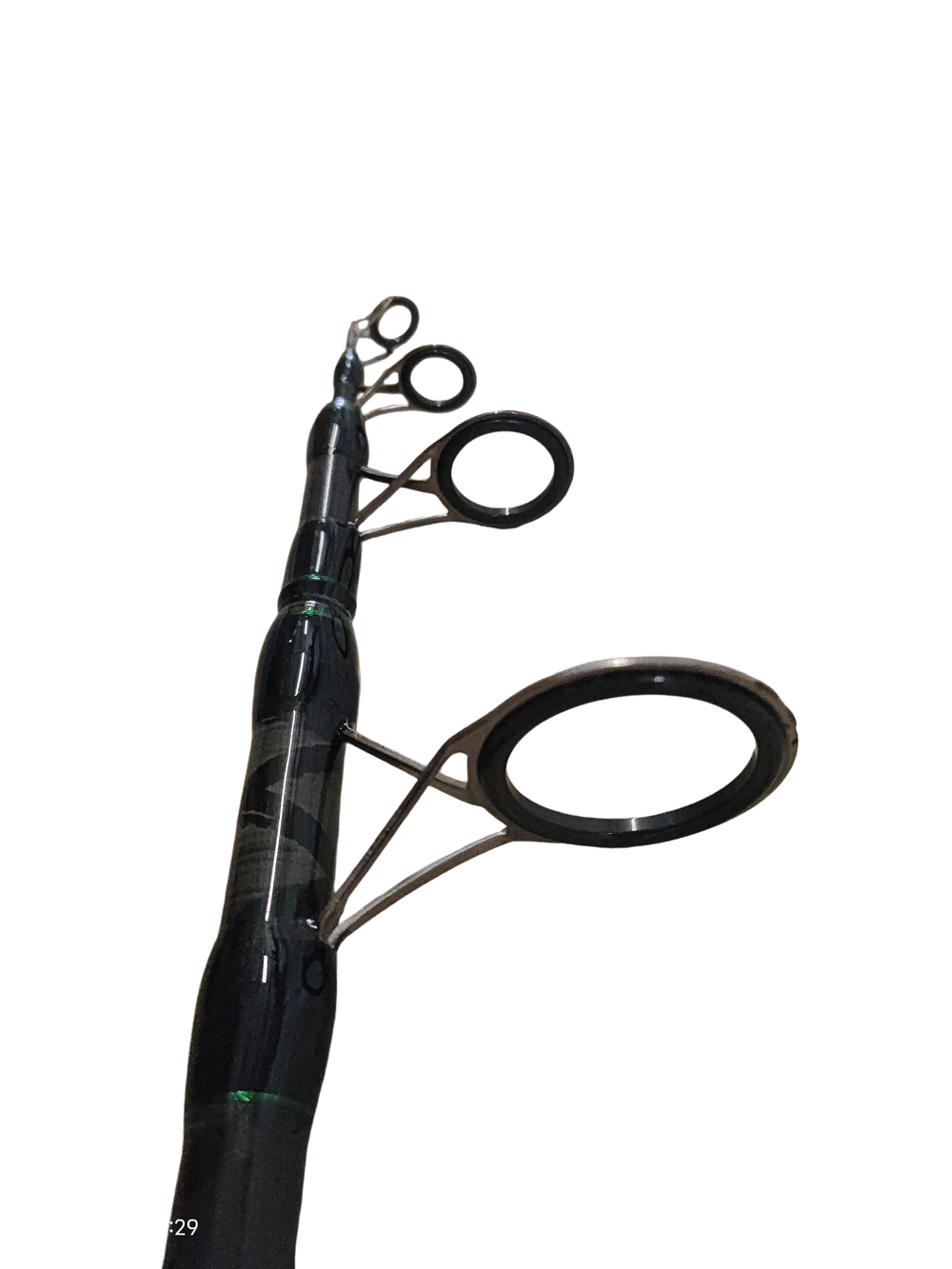 Удилище телескопическое короткое, тест 100-300г