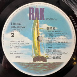Винтажная виниловая пластинка LP Suzi Quatro (Japan 1975) (Obi) Hit The Road Jack