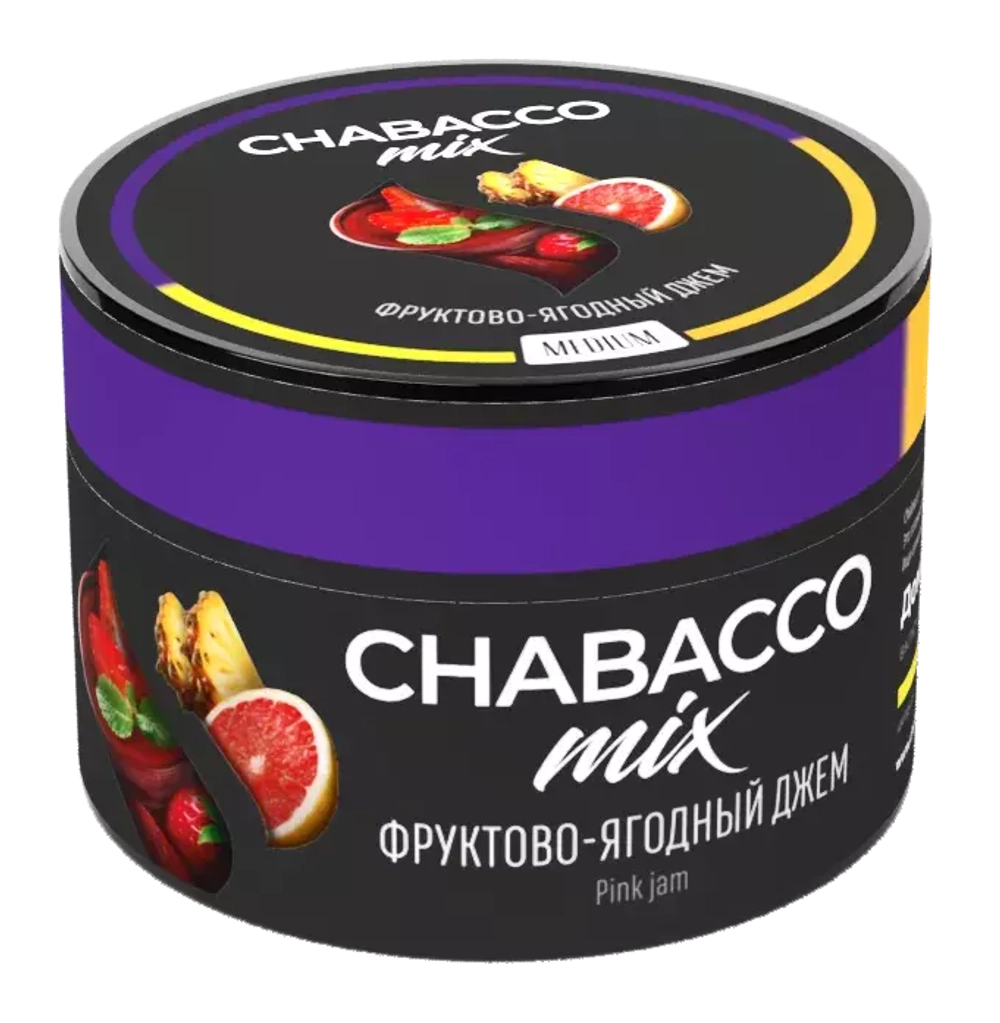 Chabacco Medium - Pink Jam (200g)