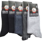 Носки мужские GRAND LINE (М-120), тёмно-синий, р. 25