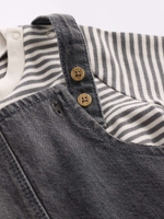 Боди и джинсовый комбинезон в комплекте для малышей Next Q96-672, Черный